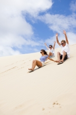 sandboarding-in-dunes