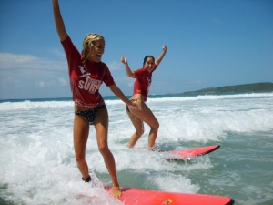Surfing lessons